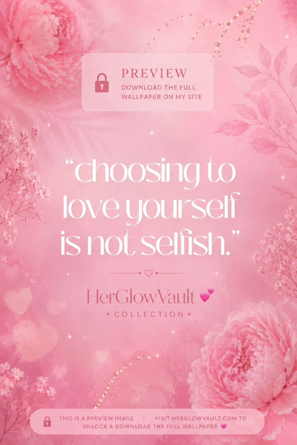 💕 Choosing Yourself Wallpaper